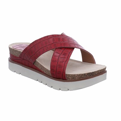 Red Josef Seibel Clea 11 Women's Sandals | ZYHG39647