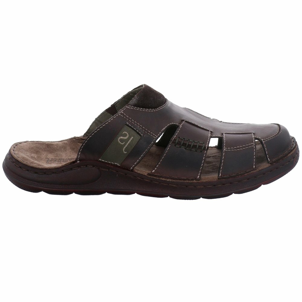 Beige Josef Seibel Maverick 02 Men's Sandals | NQYO95468