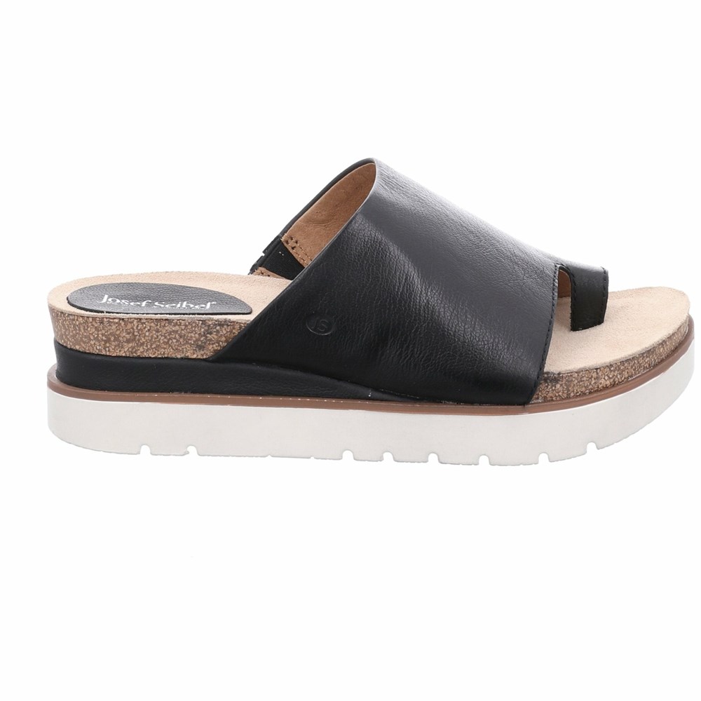 Black Josef Seibel Clea 06 Women's Sandals | ZYTX45320