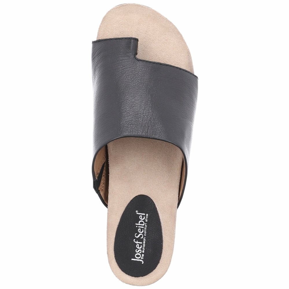 Black Josef Seibel Clea 06 Women's Sandals | ZYTX45320