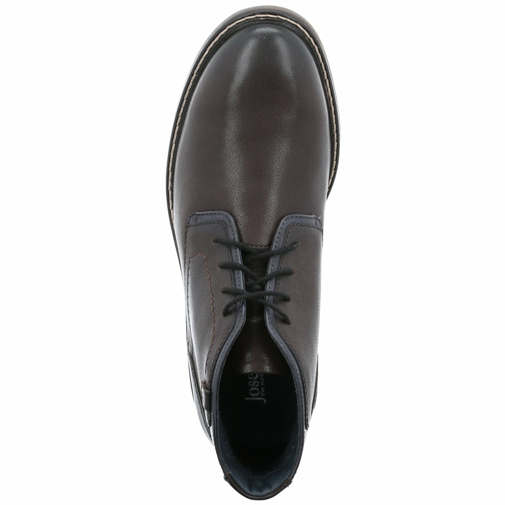 Black Josef Seibel Earl 04 Men's Dress Shoes | RJAQ10978