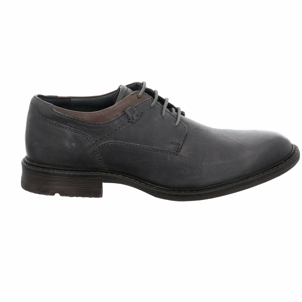 Black Josef Seibel Earl 05 Men's Dress Shoes | MUJH13950