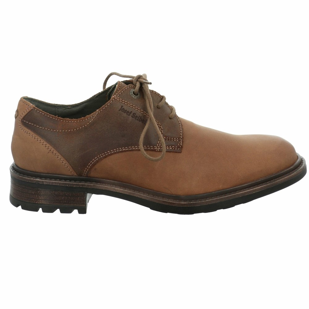 Black Josef Seibel Oscar 05 Men's Lace Up Shoes | YWXF65789