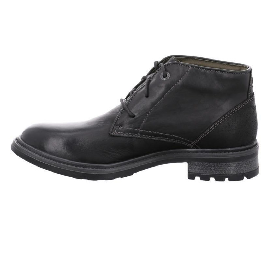 Black Josef Seibel Oscar 11 Men's Boots | YEUS83506