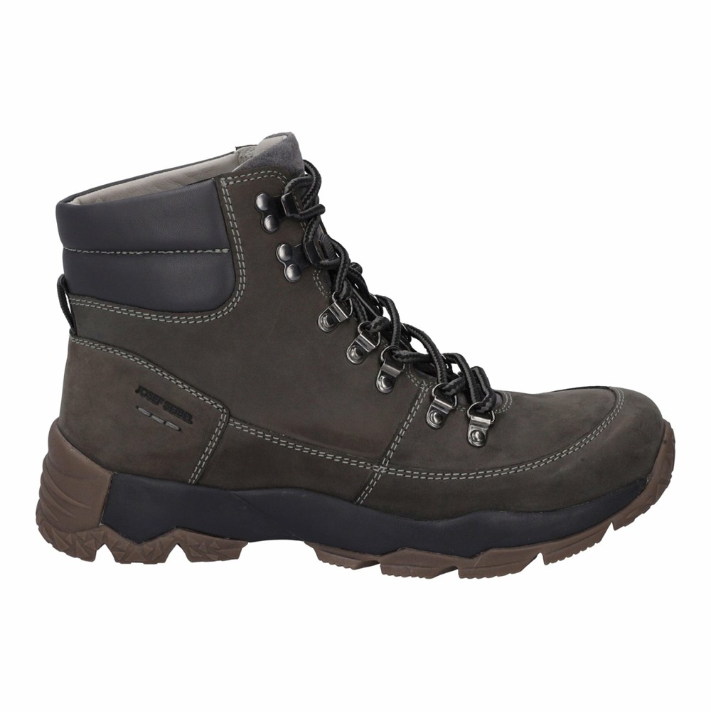 Black Josef Seibel Philipp 01 Men's Boots | USKR26597