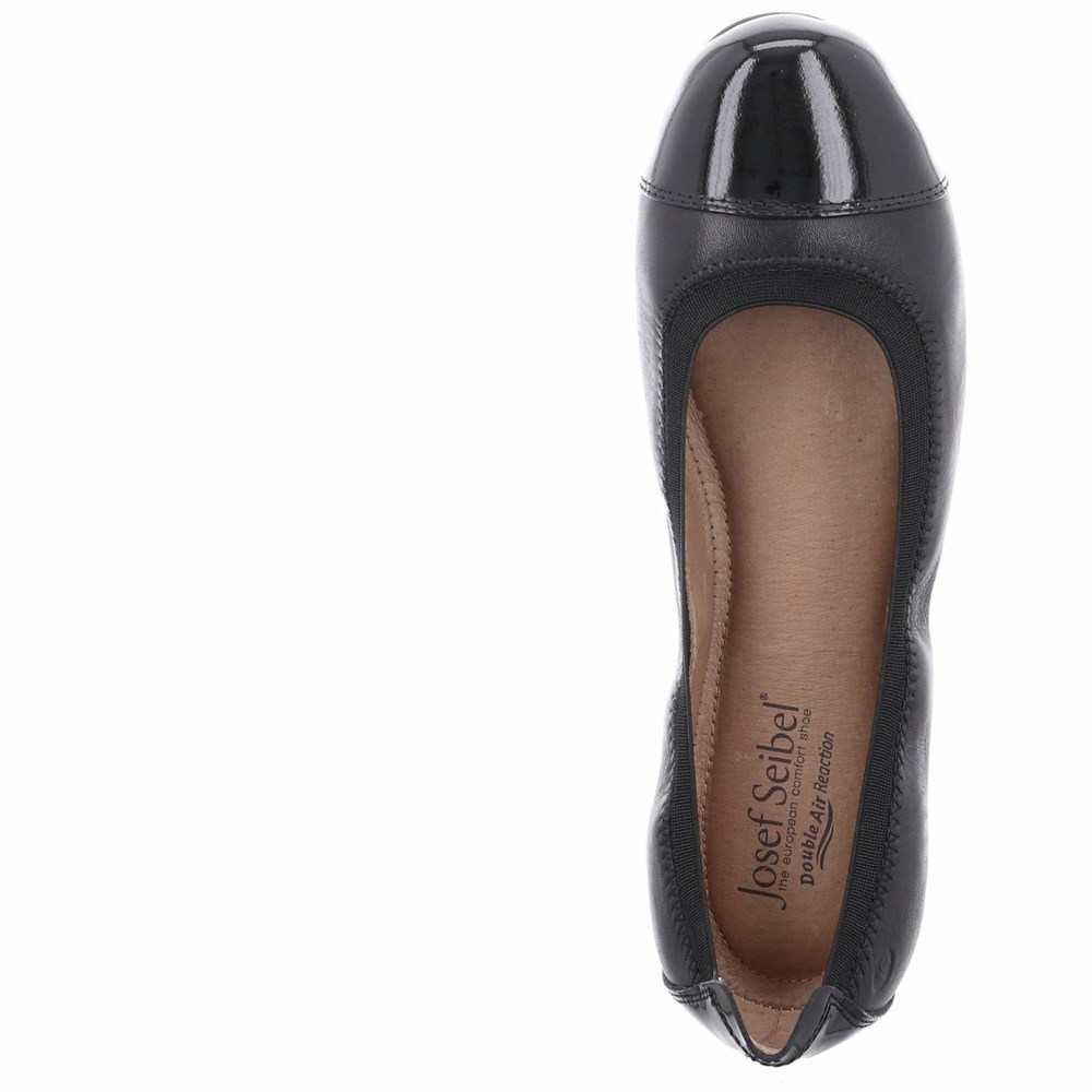 Black Josef Seibel Pippa 07 Women's Flats | IBNF91625