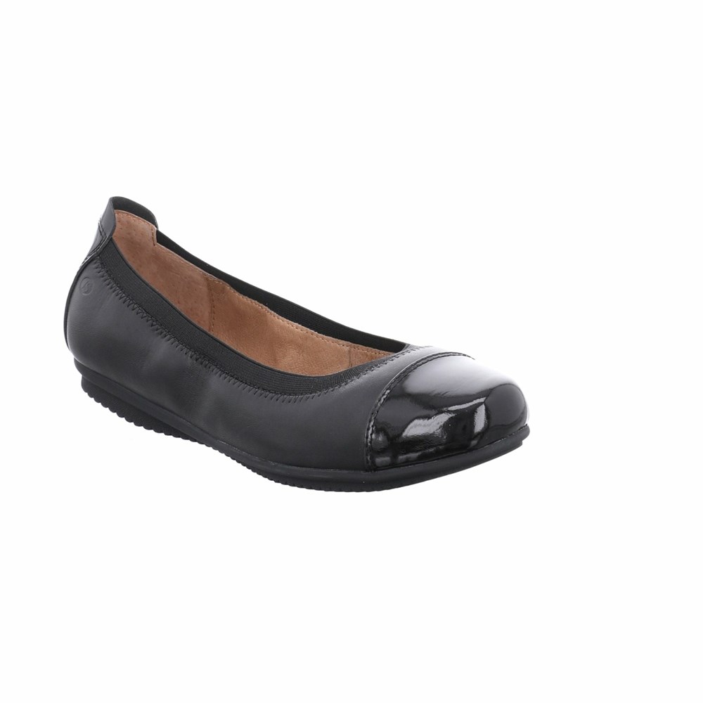 Black Josef Seibel Pippa 07 Women\'s Flats | IBNF91625