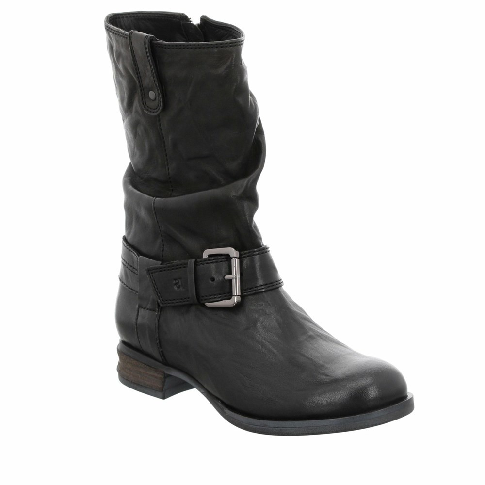 Black Josef Seibel Sanja 14 Women\'s Boots | HPCQ32578