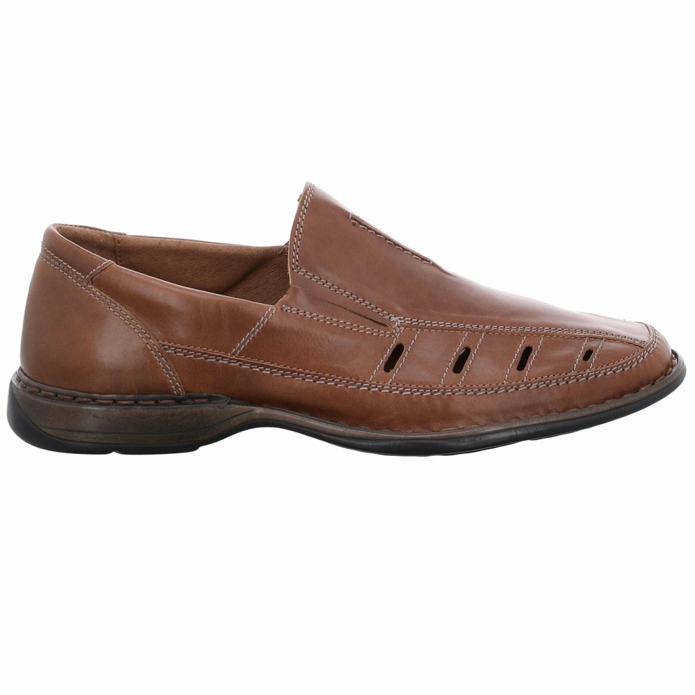 Black Josef Seibel Steven 12 Men's Slip On | HMTS89724