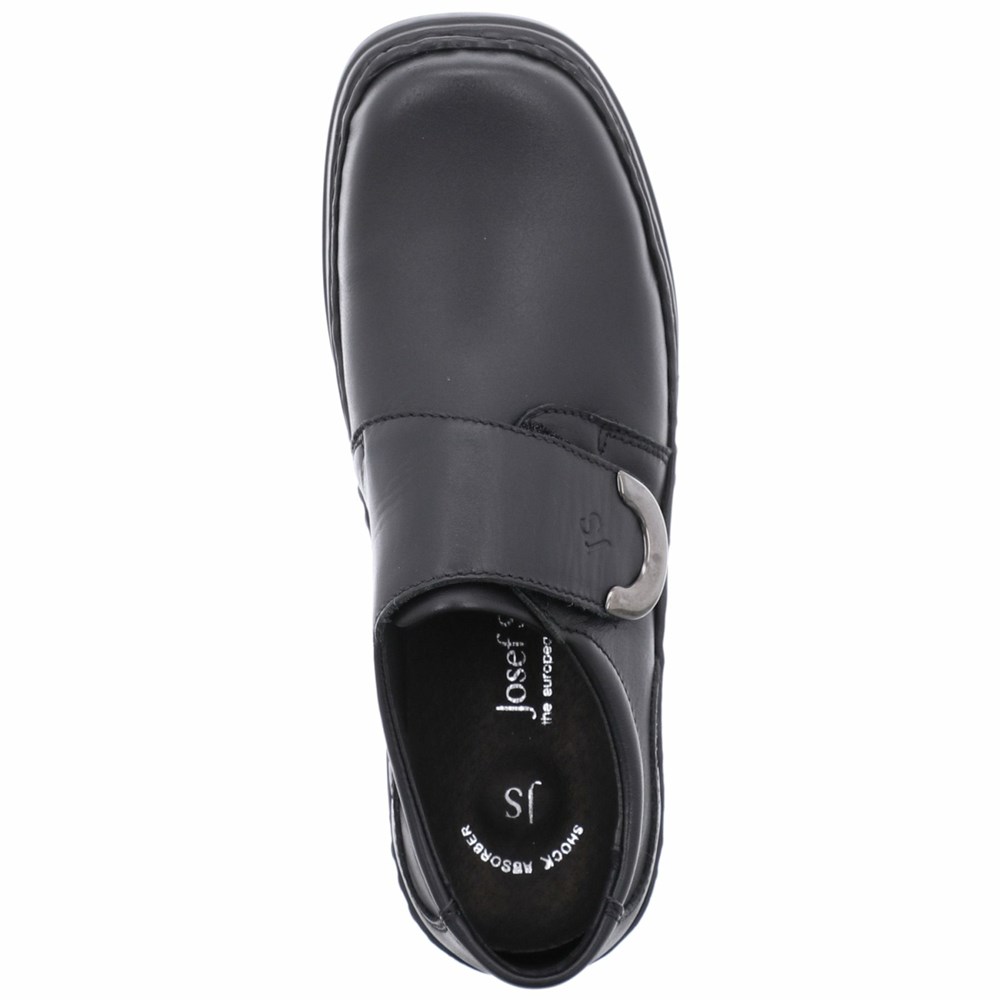 Black Josef Seibel Theresa Women's Slip On | BCRZ89204