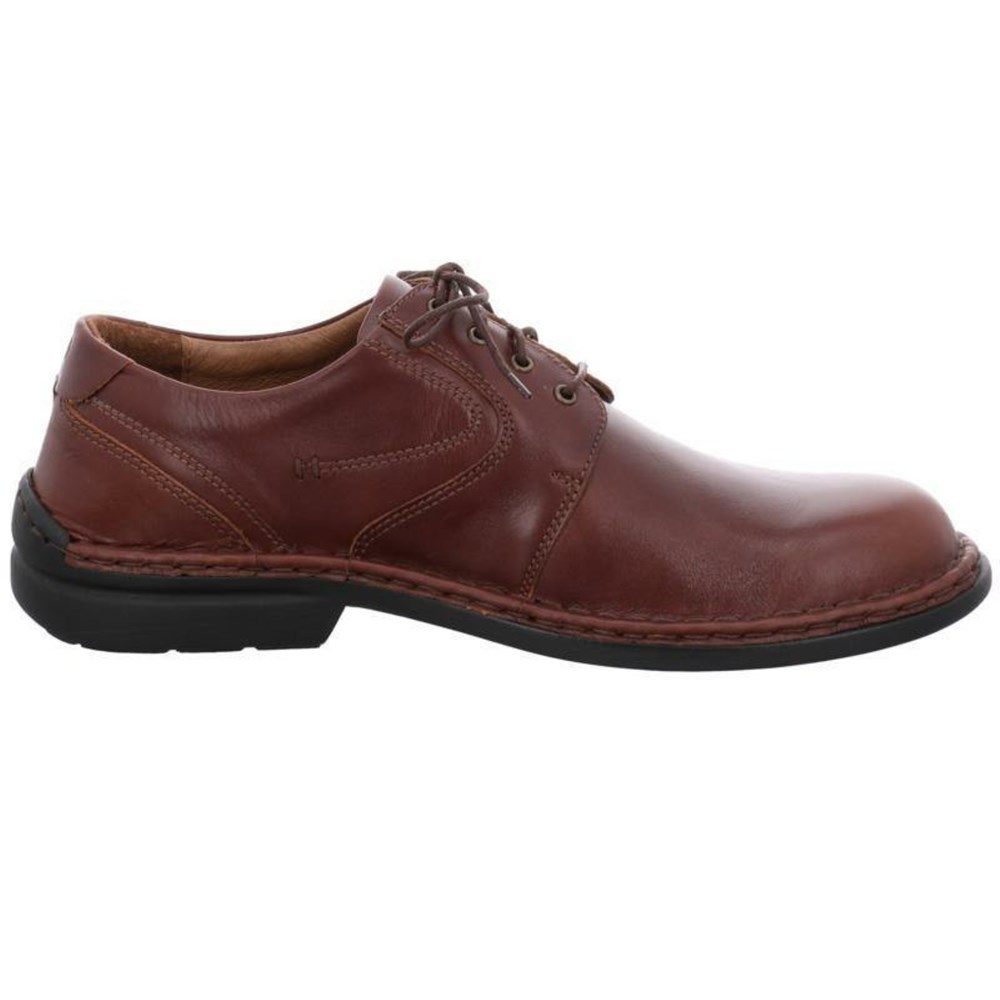 Black Josef Seibel Walt Men's Lace Up Shoes | EHFT65738