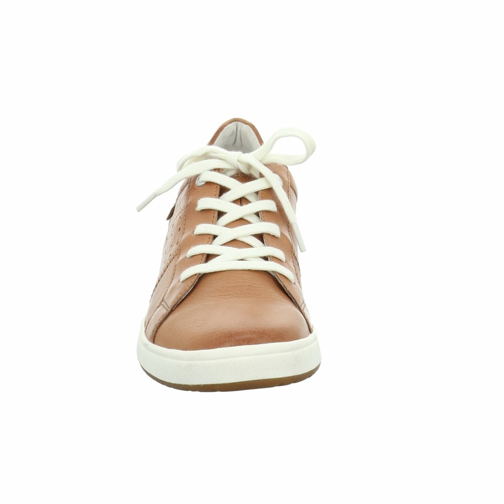 Brown Josef Seibel Caren 01 Women's Sneakers | SMLT60197