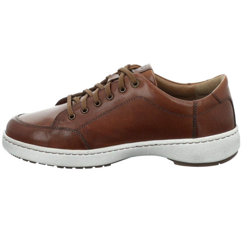 Brown Josef Seibel David 03 Men's Sneakers | BLCO93658