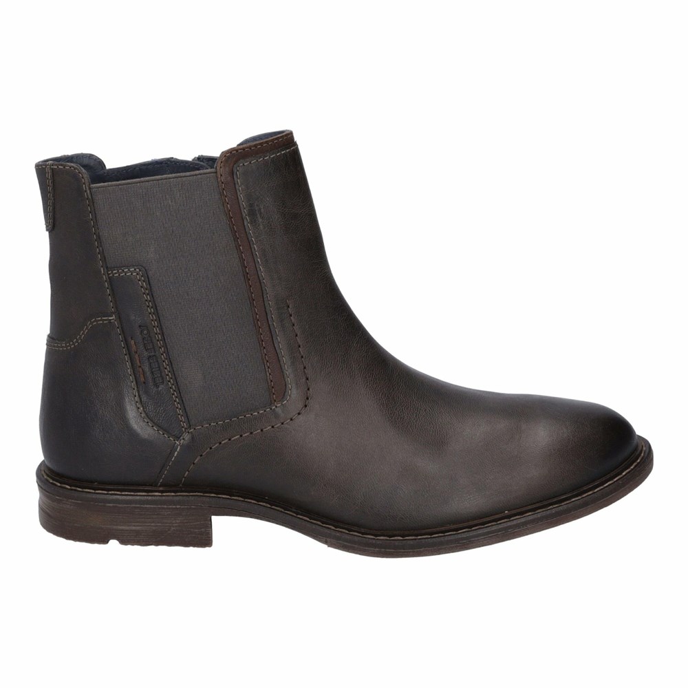 Brown Josef Seibel Earl 08 Men's Boots | OZMT69021