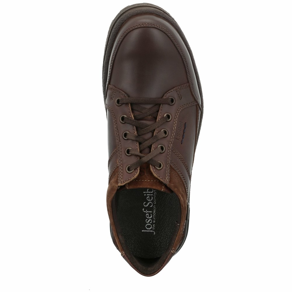 Brown Josef Seibel Emil 58 Men's Lace Up Shoes | LWNJ25907