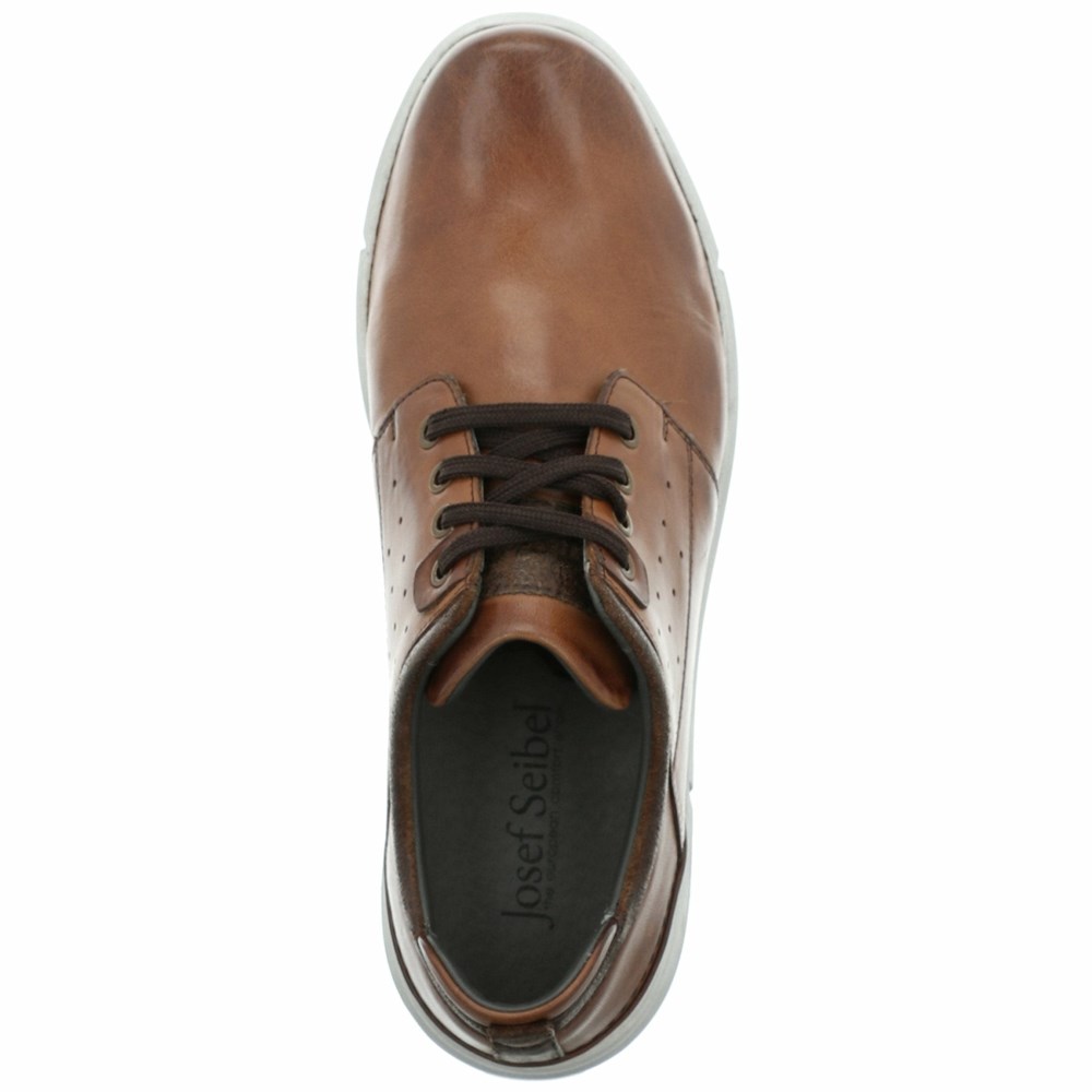 Brown Josef Seibel Enrico 13 Men's Sneakers | XZKW46578