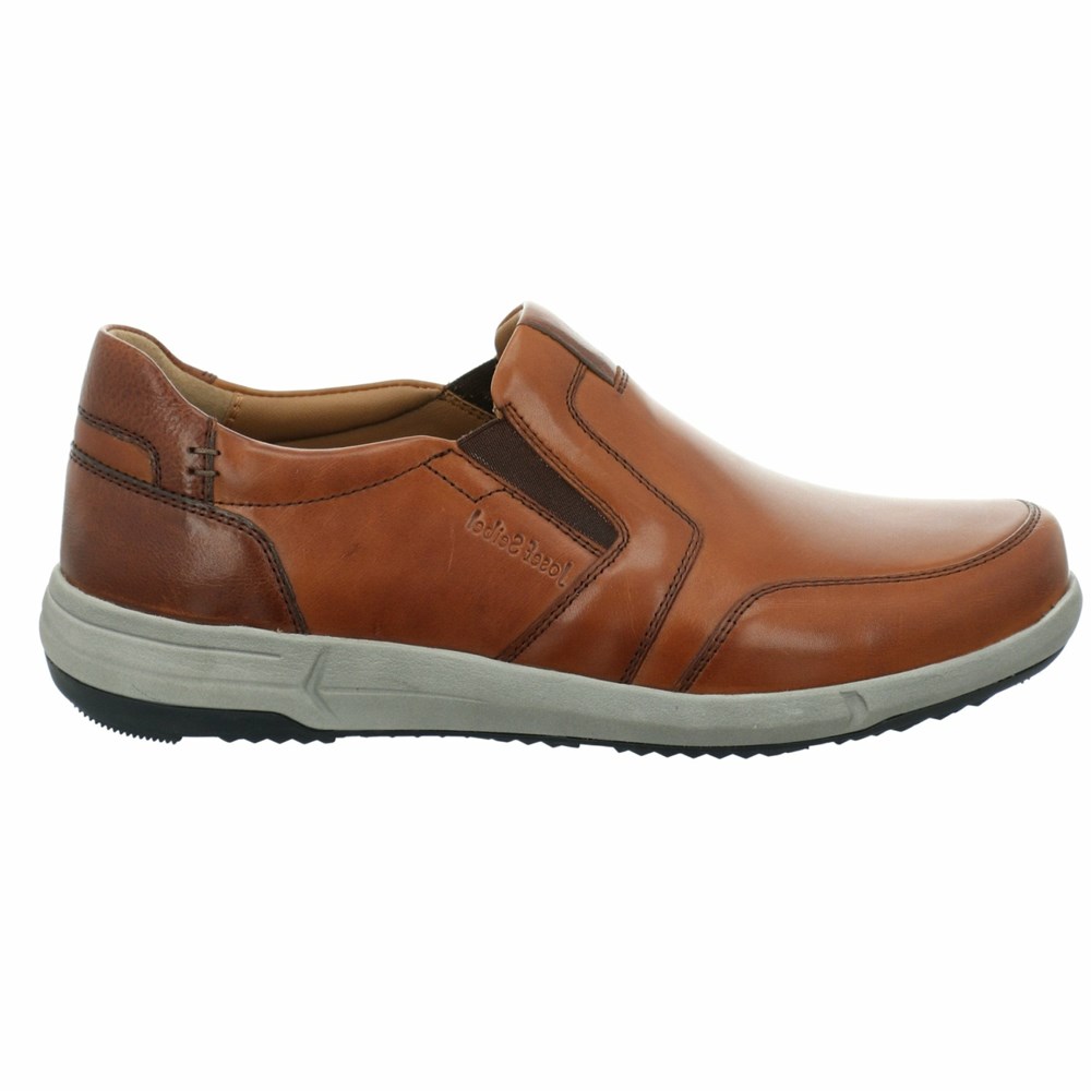 Brown Josef Seibel Enrico 18 Men's Sneakers | TYVQ67594