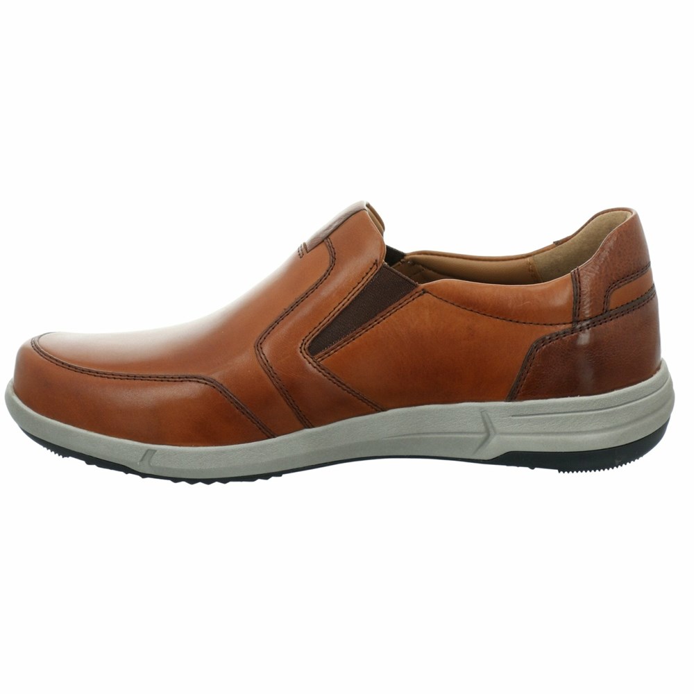 Brown Josef Seibel Enrico 18 Men's Sneakers | TYVQ67594