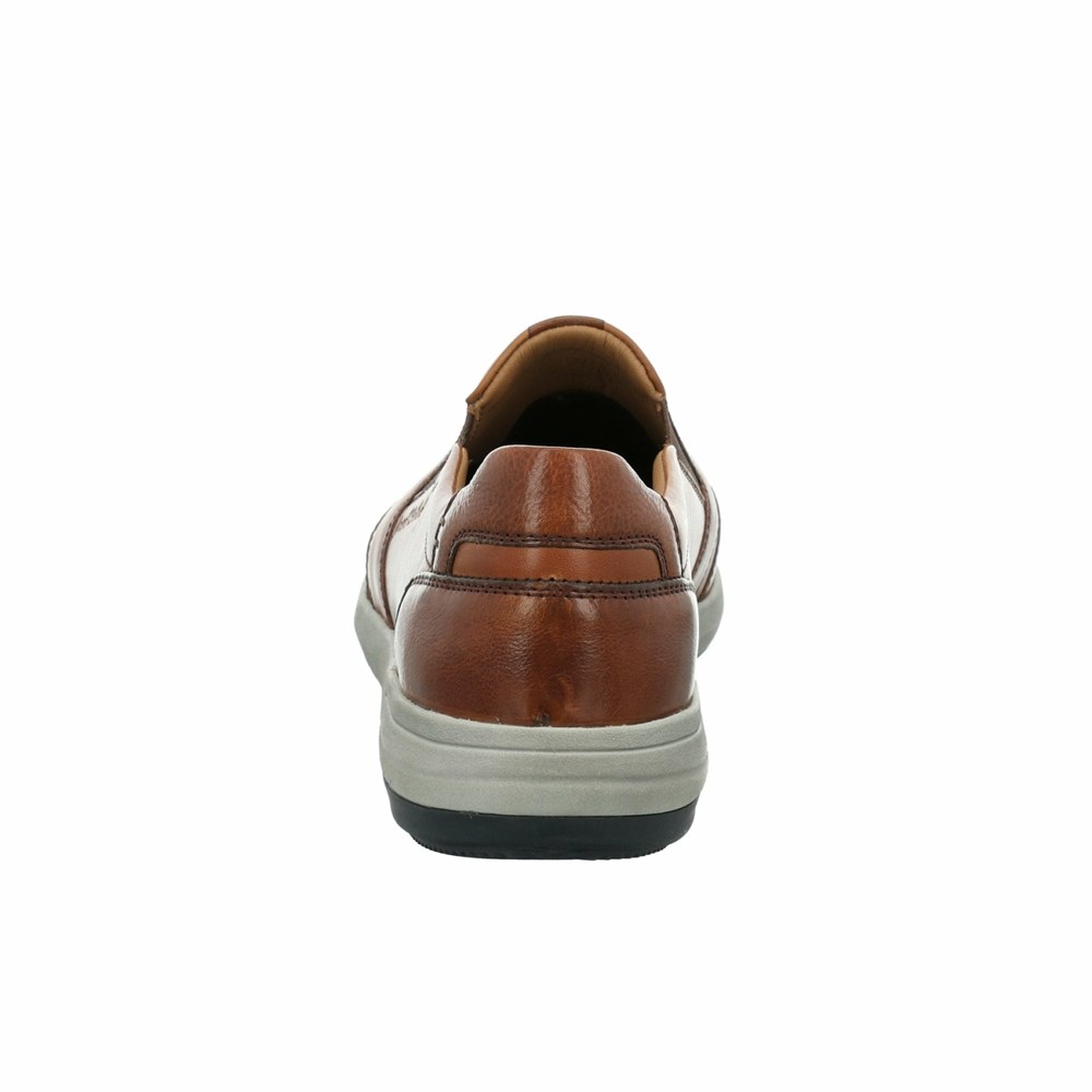 Brown Josef Seibel Enrico 18 Men's Sneakers | TYVQ67594