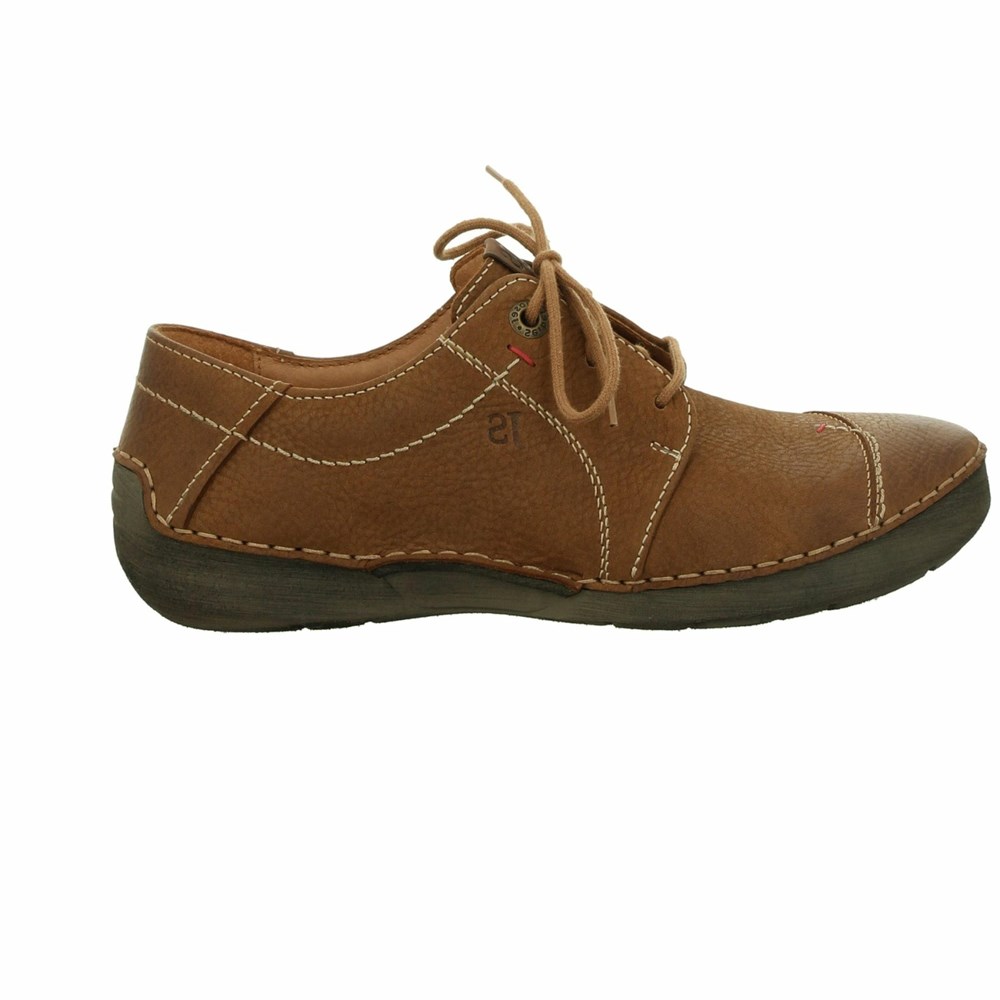 Brown Josef Seibel Fergey 20 Women's Lace Up Shoes | FMGR95204