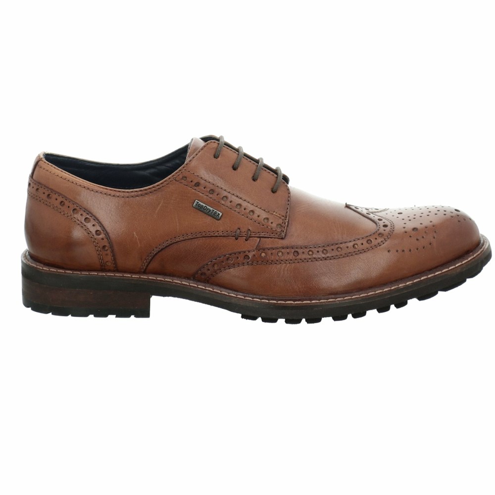 Brown Josef Seibel Jasper 53 Men's Lace Up Shoes | RUID76849