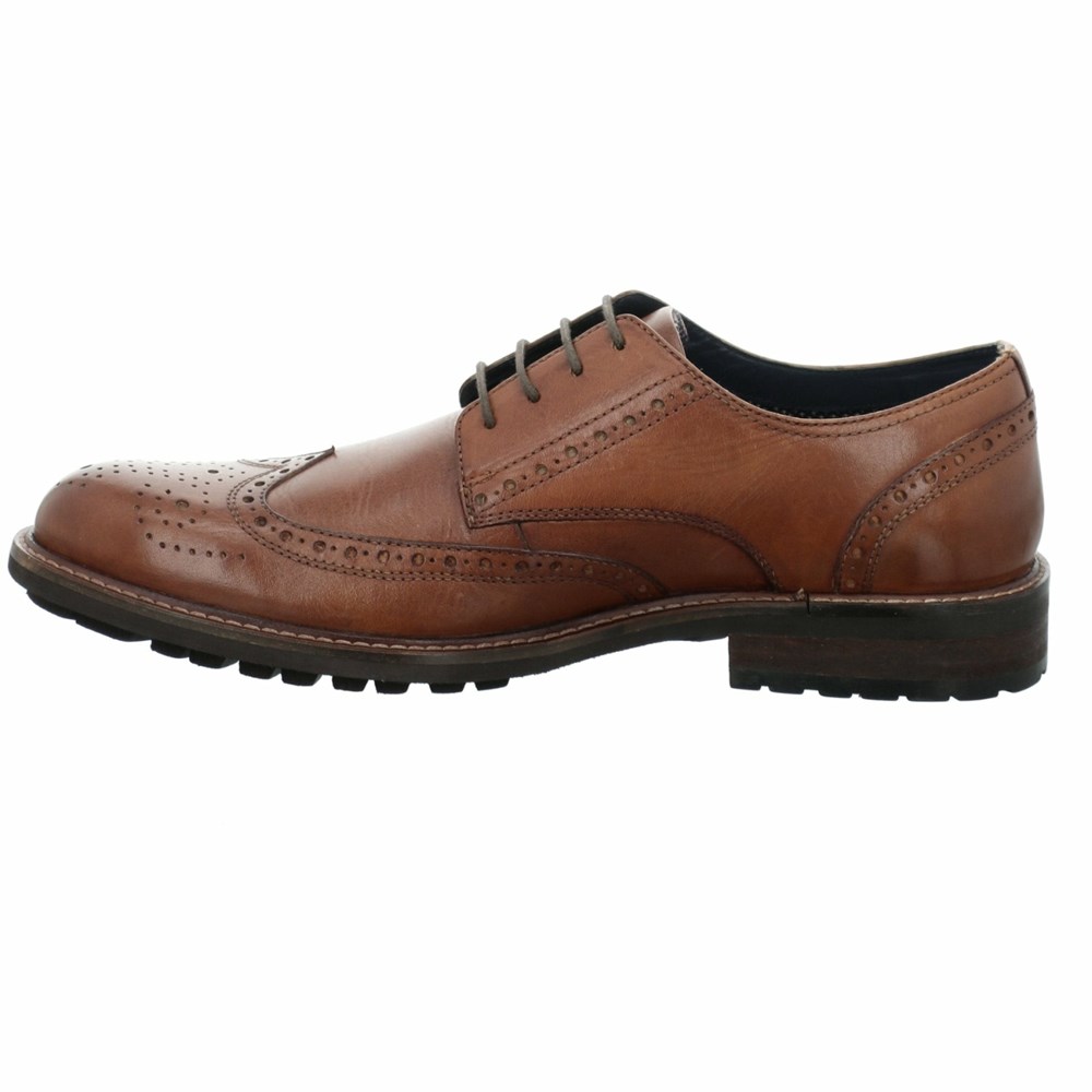 Brown Josef Seibel Jasper 53 Men's Lace Up Shoes | RUID76849