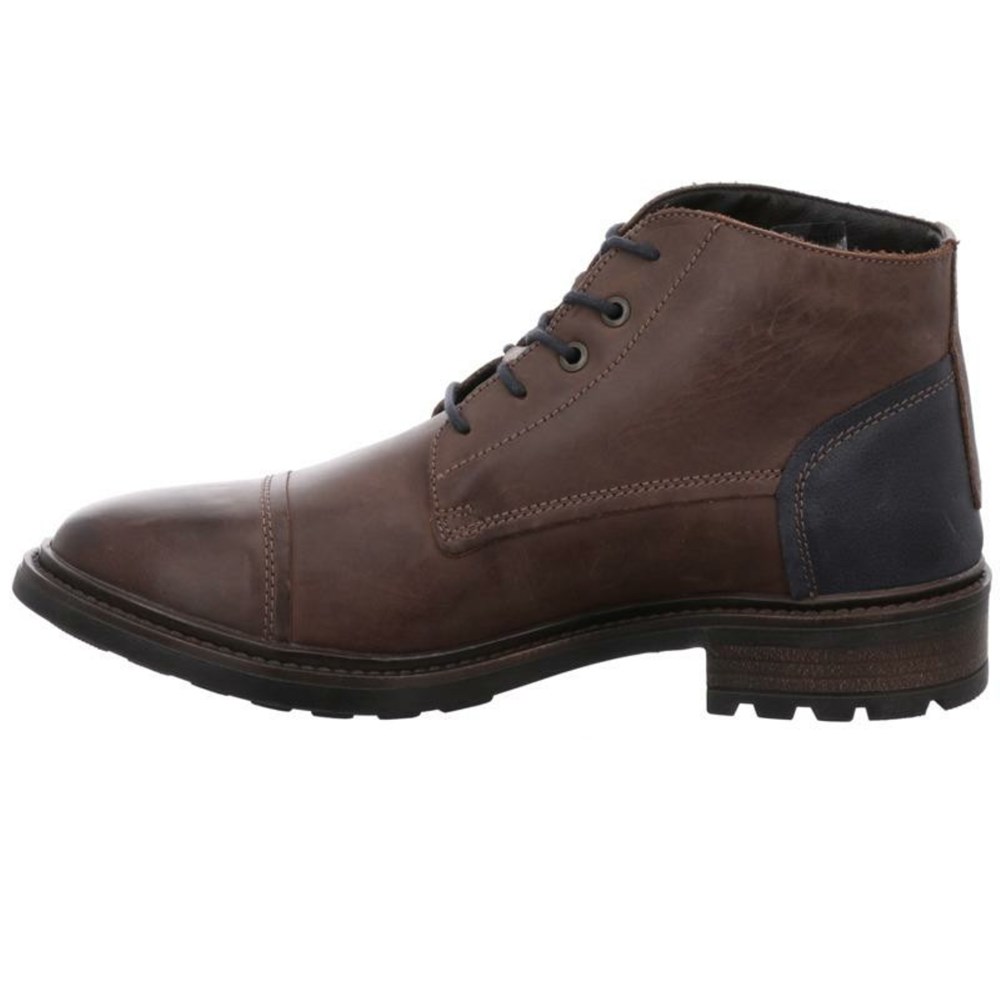 Brown Josef Seibel Oscar 23 Men's Boots | KQRG63084