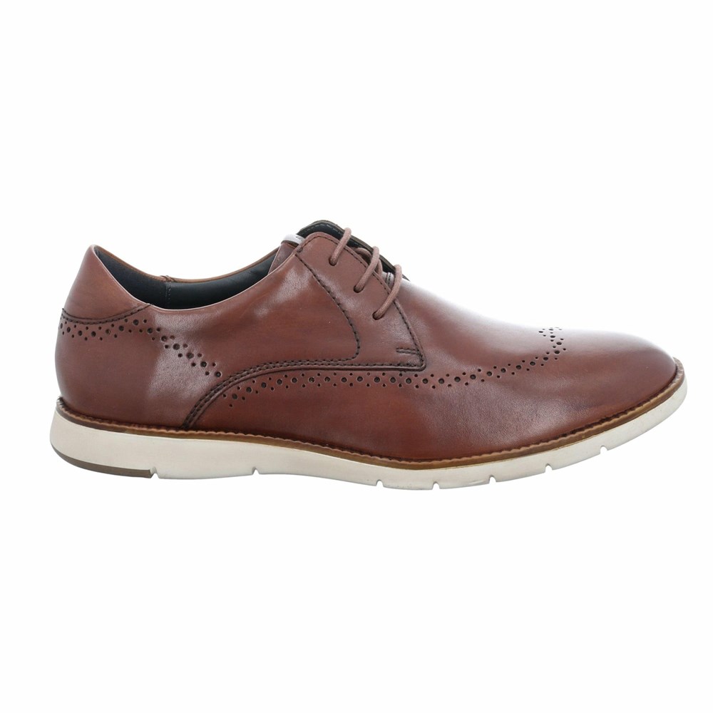 Brown Josef Seibel Tyler 33 Men's Lace Up Shoes | ADRQ15694