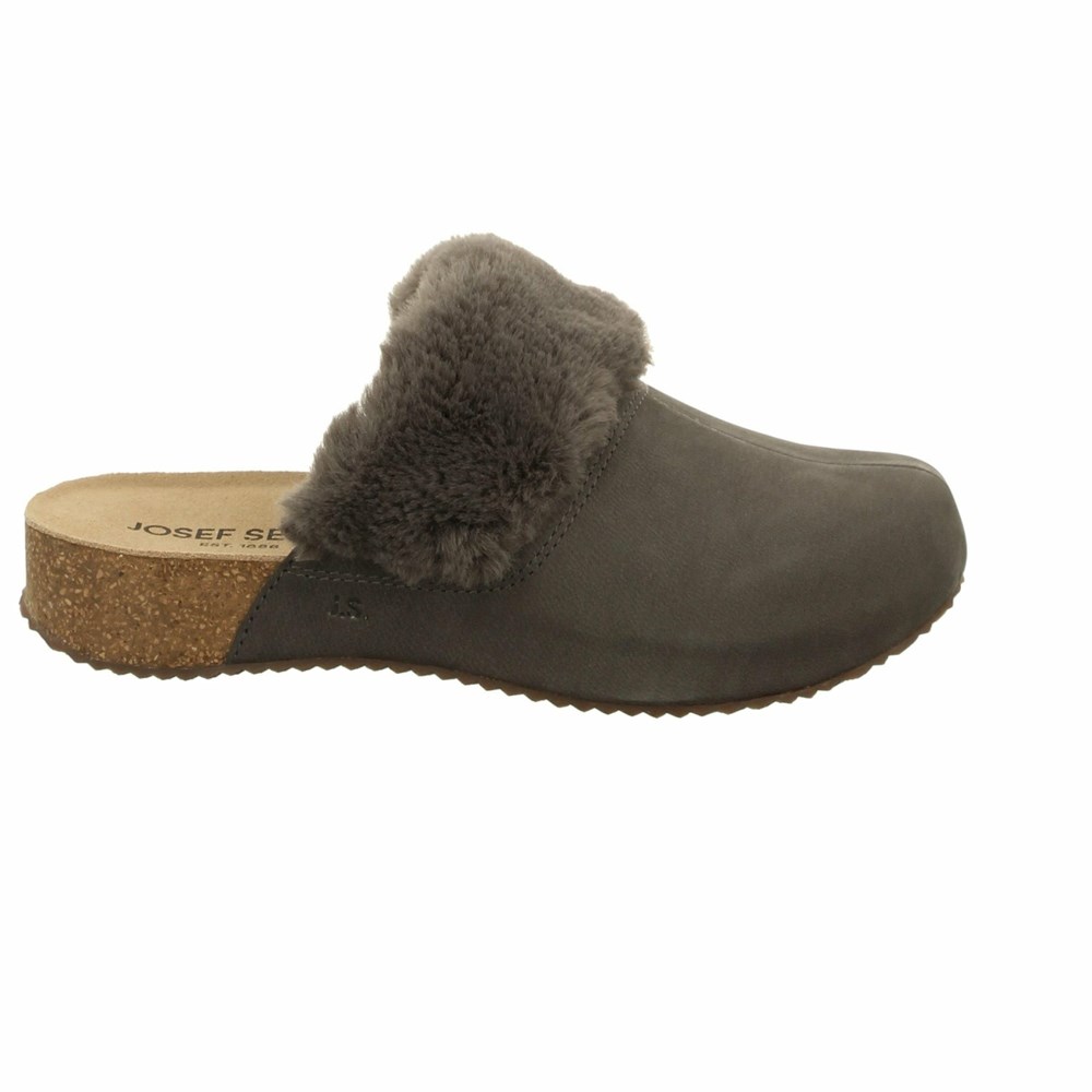 Deep Grey Josef Seibel Tonga 68 Women's Clogs | OIDP52897