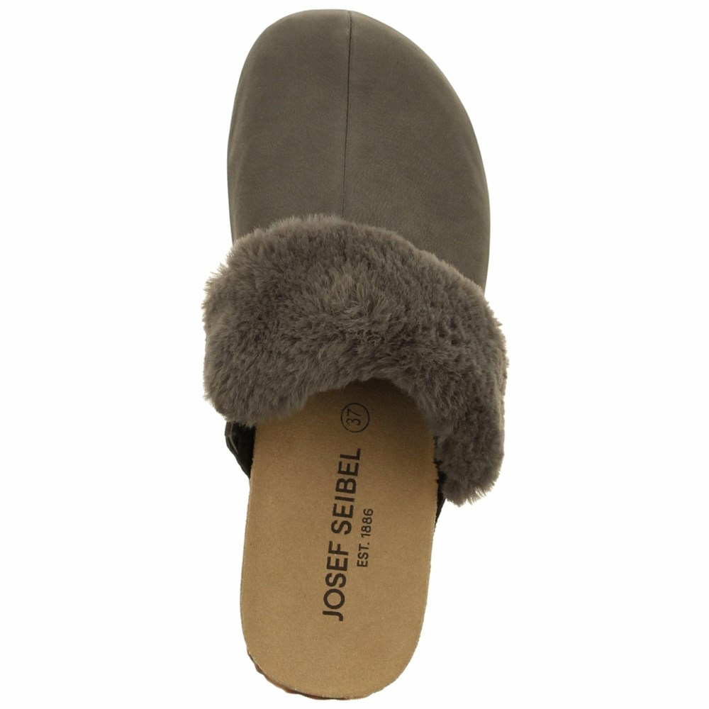 Deep Grey Josef Seibel Tonga 68 Women's Clogs | OIDP52897