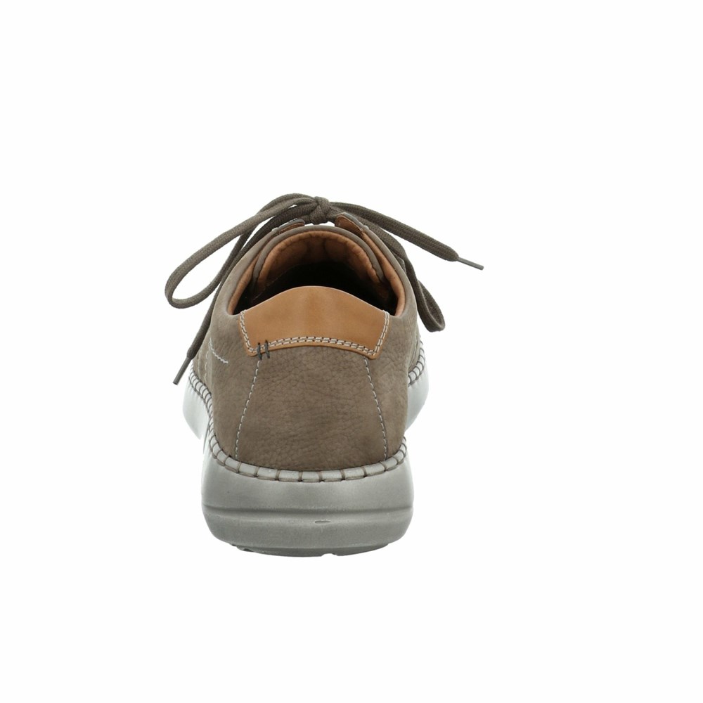 Grey Brown Josef Seibel Louis 06 Men's Sneakers | GEYX28790