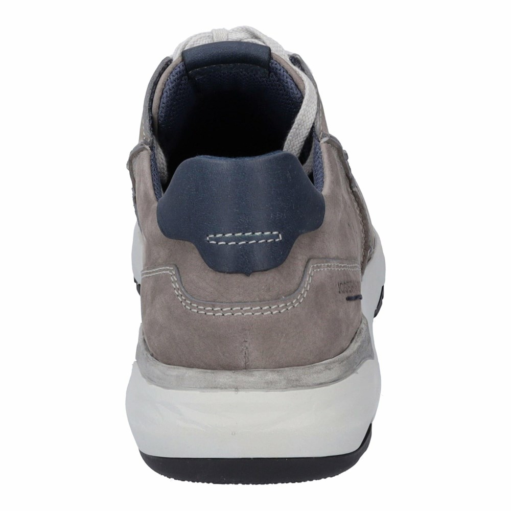 Grey Josef Seibel Jeremiah 01 Men's Sneakers | NYOH07156