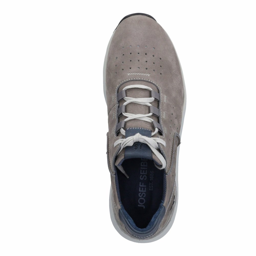 Grey Josef Seibel Jeremiah 01 Men's Sneakers | NYOH07156