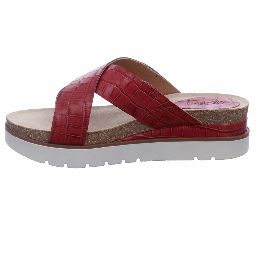 Red Josef Seibel Clea 11 Women's Sandals | ZYHG39647