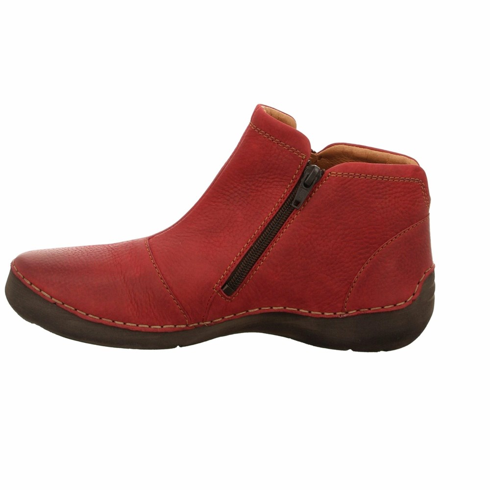 Red Josef Seibel Fergey 94 Women's Boots | AURD52719