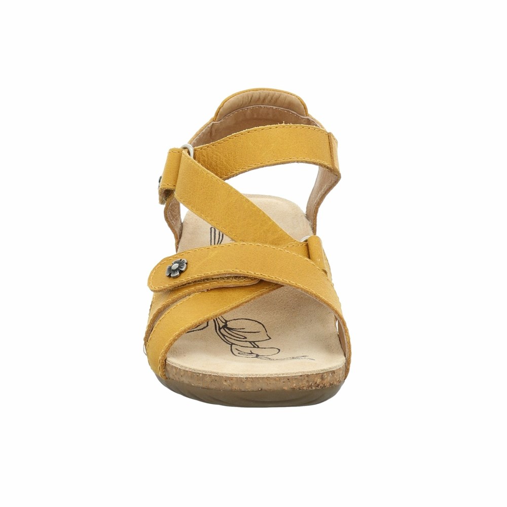 Yellow Josef Seibel Natalya 11 Women's Sandals | DCWG36581