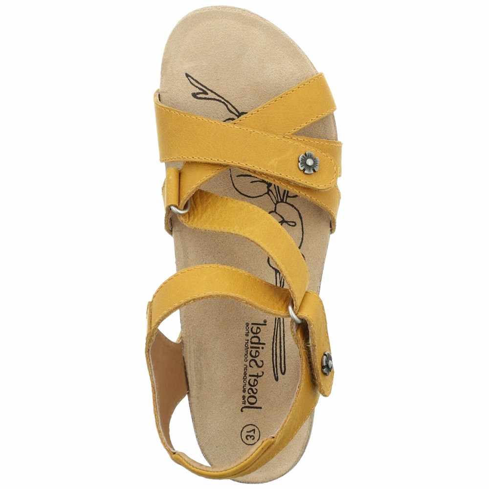 Yellow Josef Seibel Natalya 11 Women's Sandals | DCWG36581