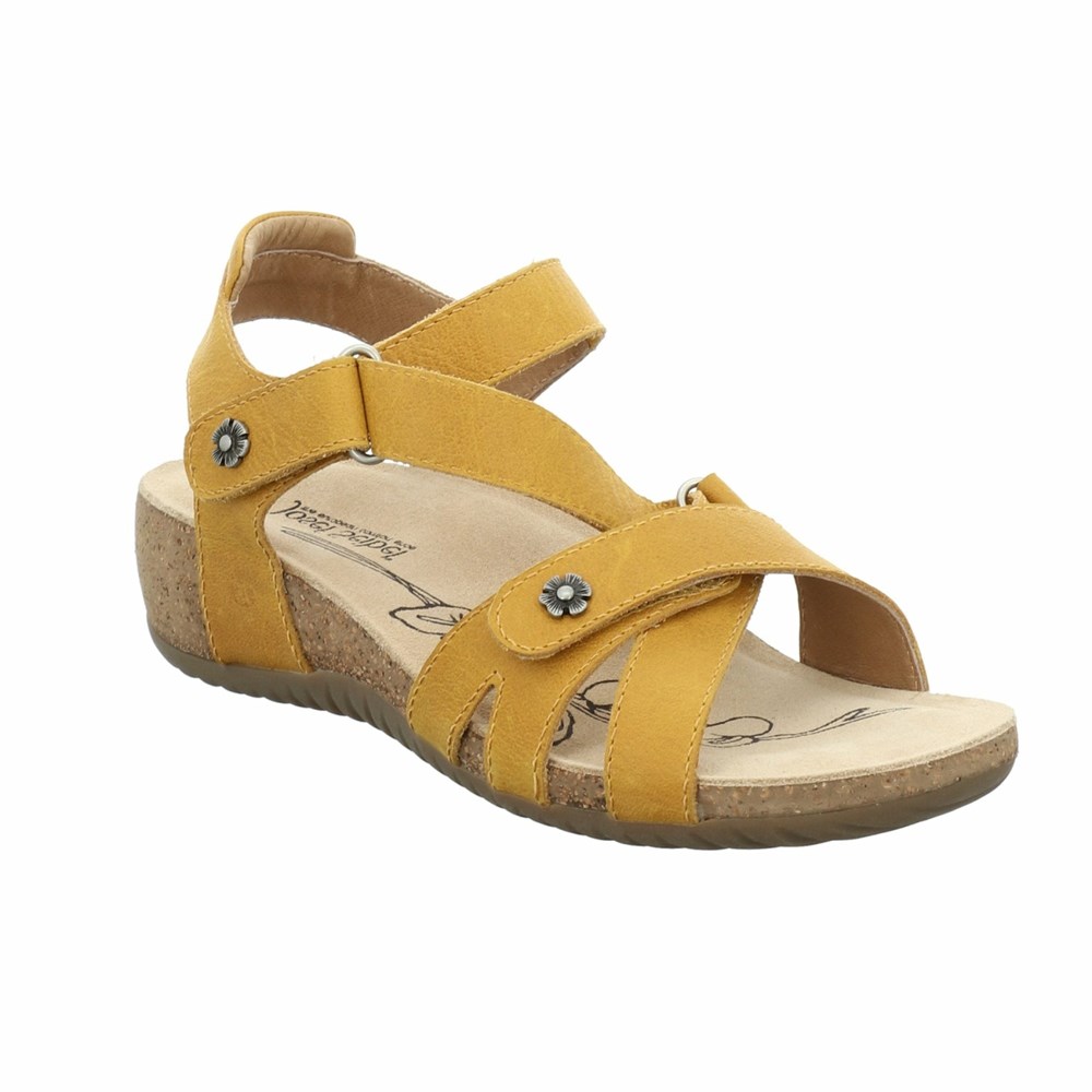 Yellow Josef Seibel Natalya 11 Women\'s Sandals | DCWG36581